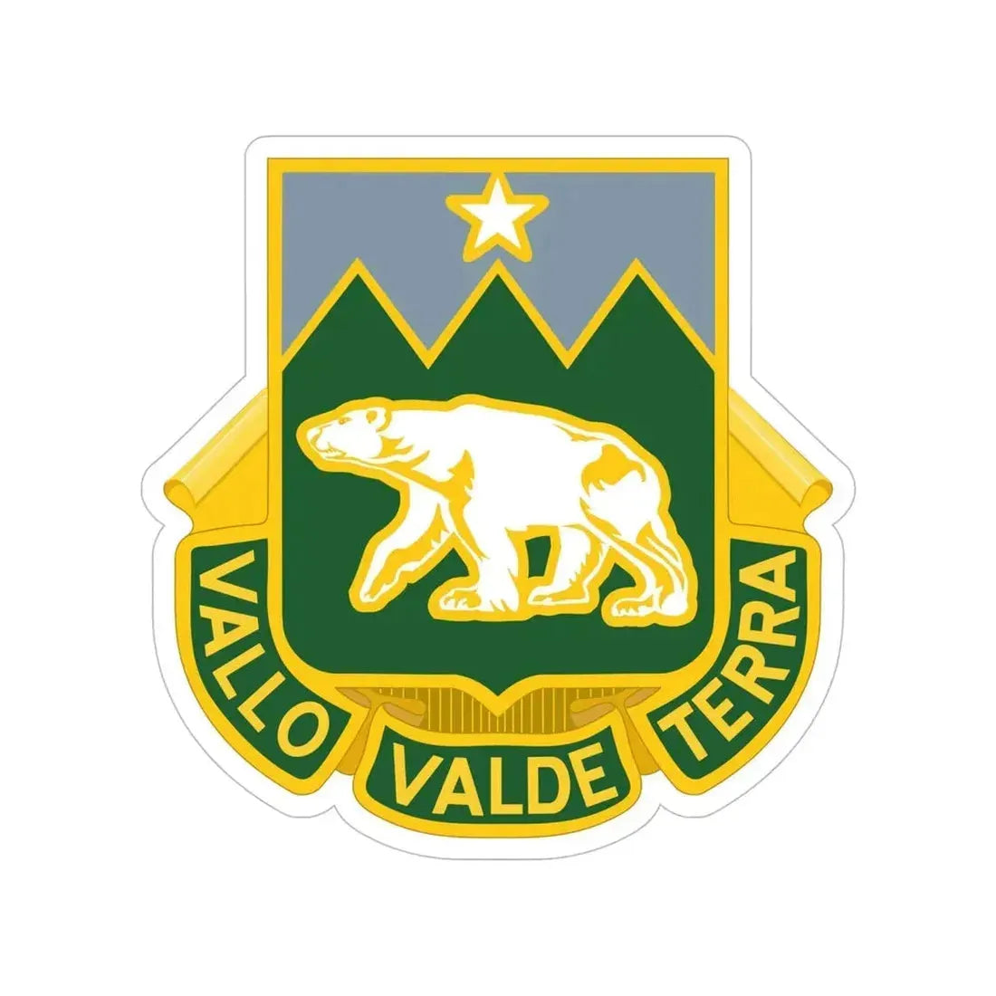761 Military Police Battalion (U.S. Army) Transparent STICKER Die-Cut Vinyl Decal - The Sticker Space