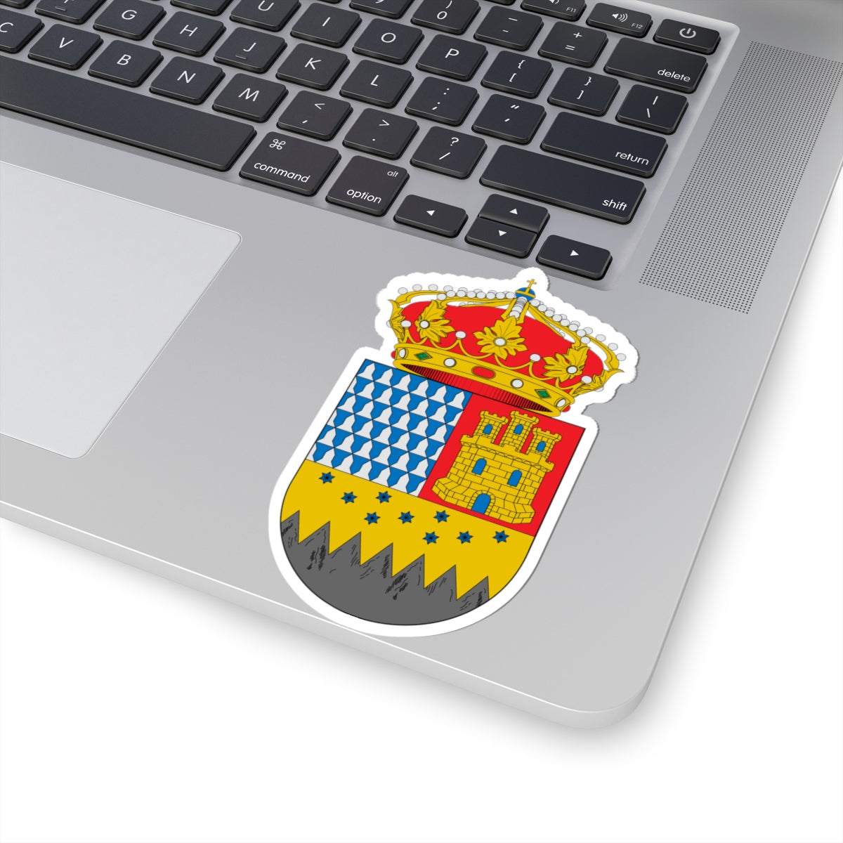 Escudo de Descargamaría (Spain) (Coat of Arms) STICKER Vinyl Kiss-Cut Decal
