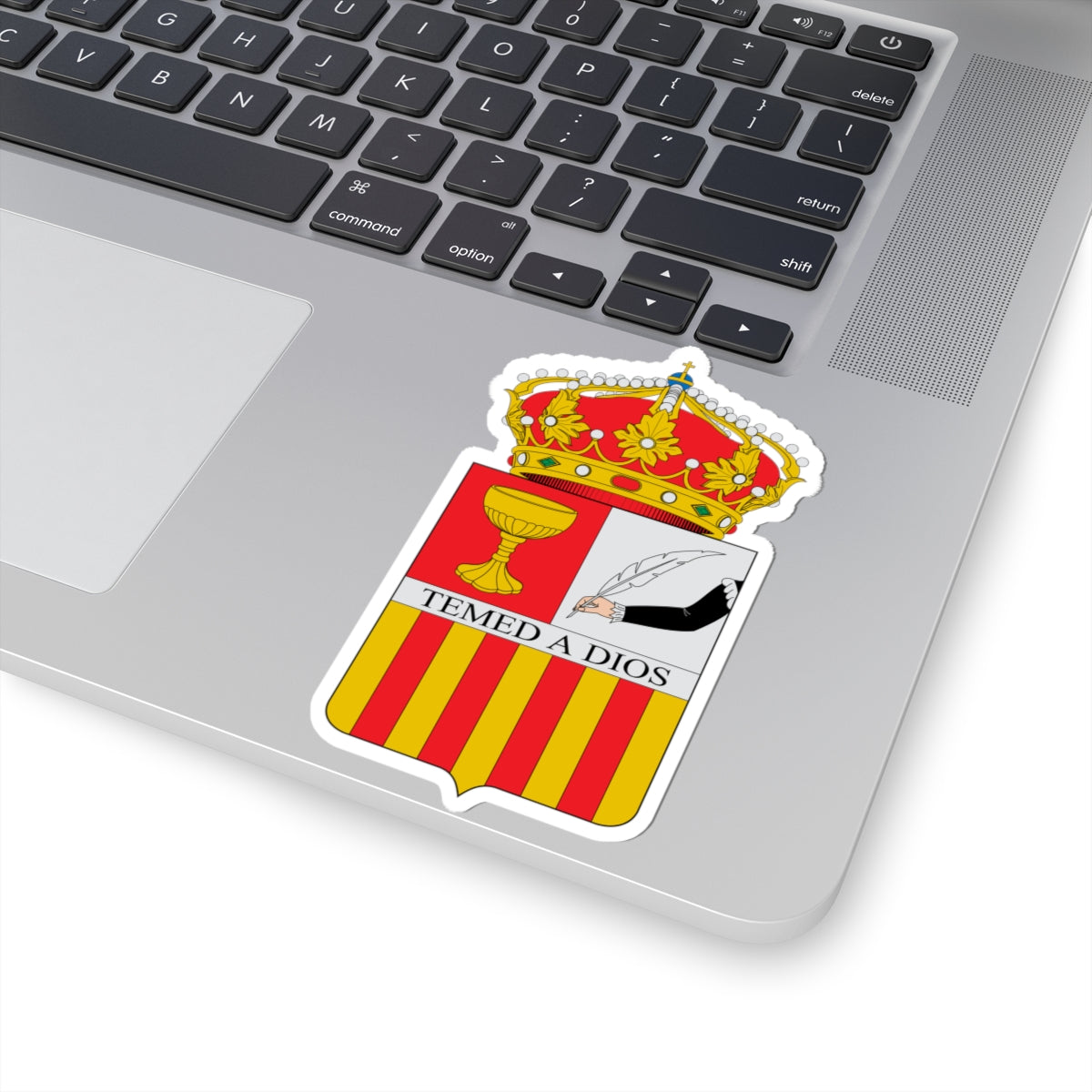 Escudo de Calcena (Spain) (Coat of Arms) STICKER Vinyl Kiss-Cut Decal