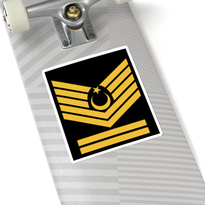 Kıdemli Başçavuş rütbe (Turkey) (Military Rank) STICKER Vinyl Kiss-Cut Decal