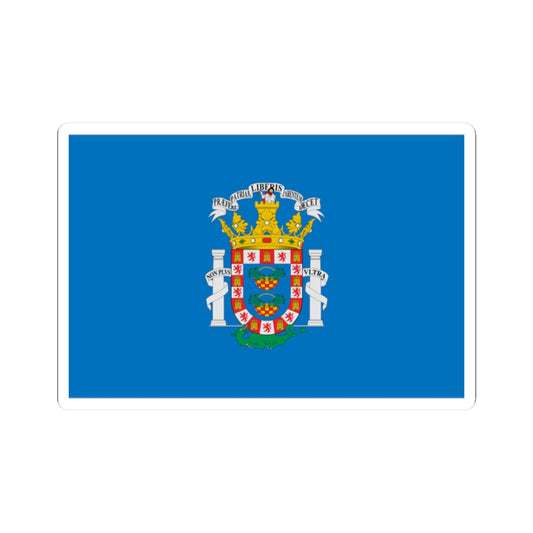 Flag of Melilla (Spain) STICKER Vinyl Kiss-Cut Decal