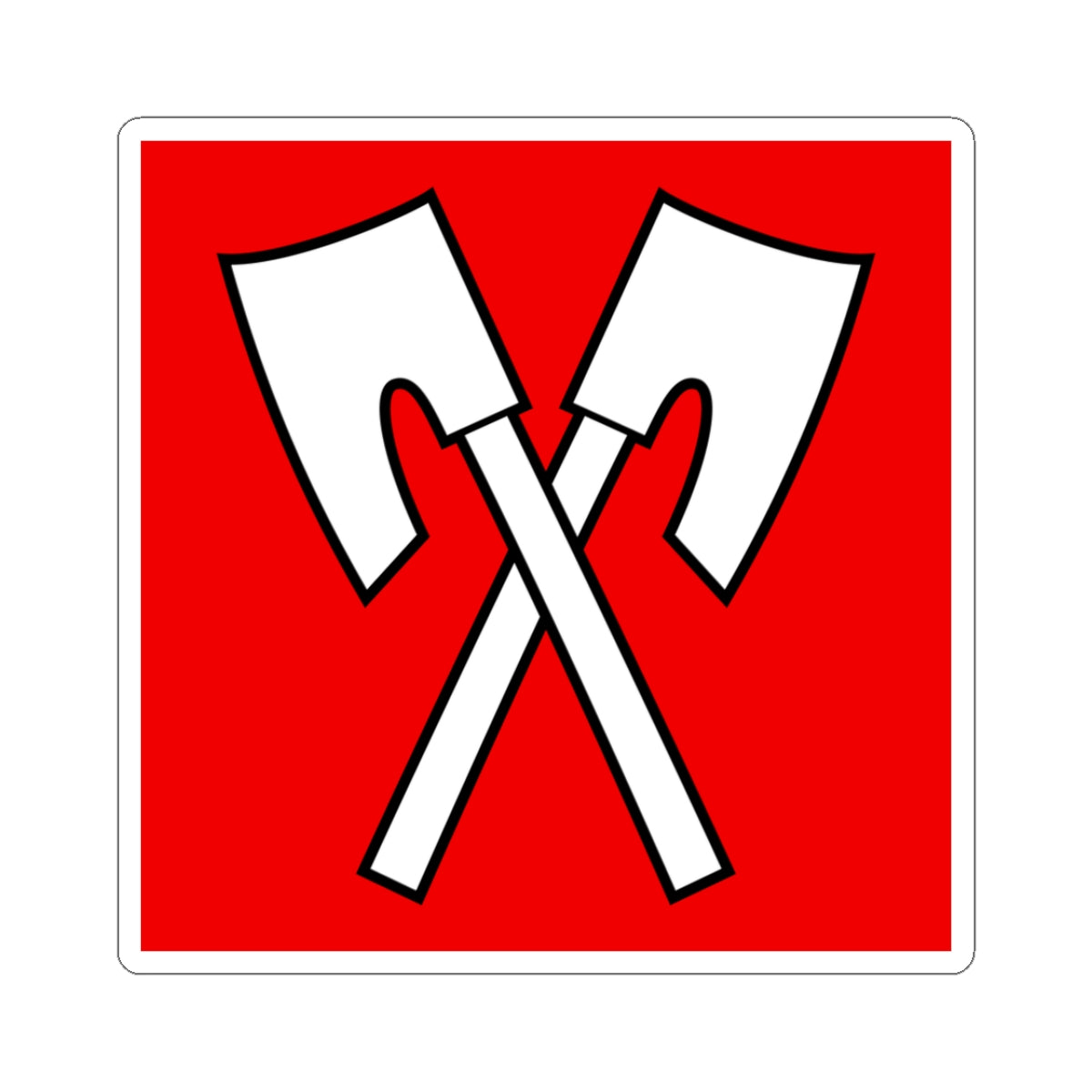 CHE Biel Flag (Switzerland) STICKER Vinyl Kiss-Cut Decal