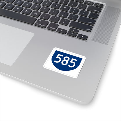PR primary 585 (Puerto Rico) (Road Sign) STICKER Vinyl Kiss-Cut Decal