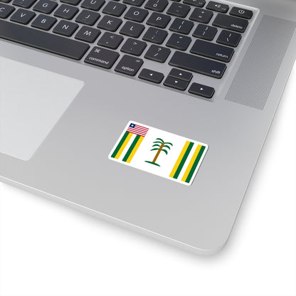Flag of Grand Kru County (Liberia) STICKER Vinyl Kiss-Cut Decal
