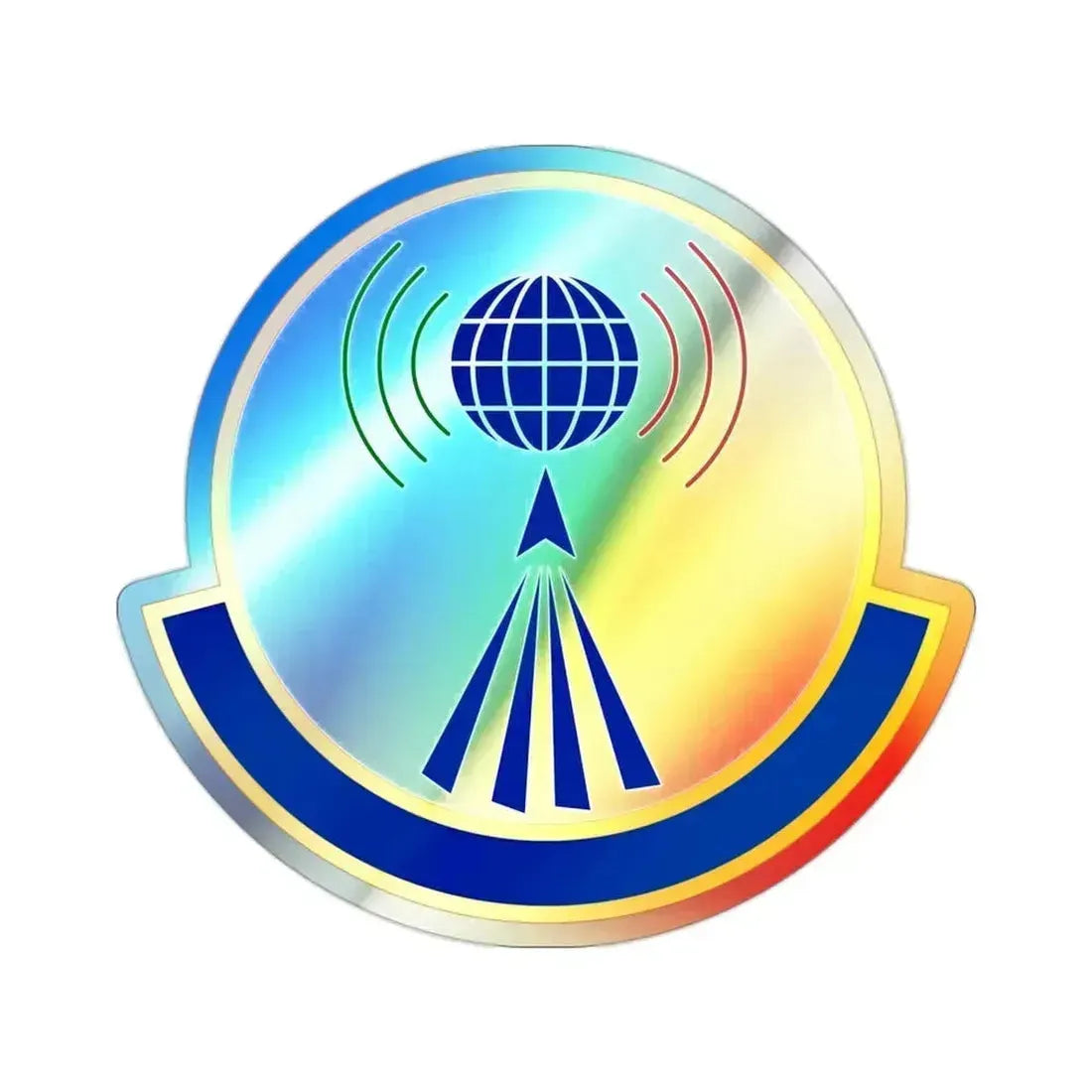 763 Enterprise Sourcing Squadron AFMC (U.S. Air Force) Holographic STICKER Die-Cut Vinyl Decal 2 Inch Holographic - The Sticker Space