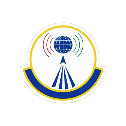 763 Enterprise Sourcing Squadron AFMC (U.S. Air Force) REVERSE PRINT Transparent Die-Cut STICKER 5 Inch Die-Cut Transparent - The Sticker Space