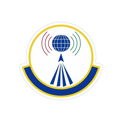 763 Enterprise Sourcing Squadron AFMC (U.S. Air Force) REVERSE PRINT Transparent Die-Cut STICKER 6 Inch Die-Cut Transparent - The Sticker Space