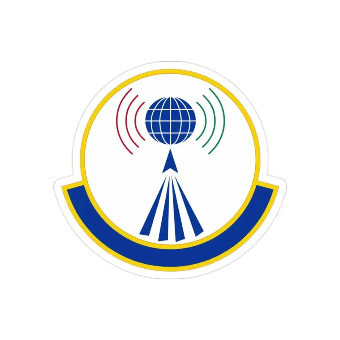 763 Enterprise Sourcing Squadron AFMC (U.S. Air Force) REVERSE PRINT Transparent Die-Cut STICKER - The Sticker Space