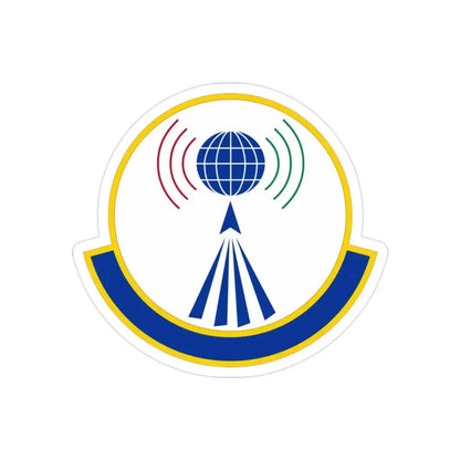 763 Enterprise Sourcing Squadron AFMC (U.S. Air Force) REVERSE PRINT Transparent Die-Cut STICKER - The Sticker Space