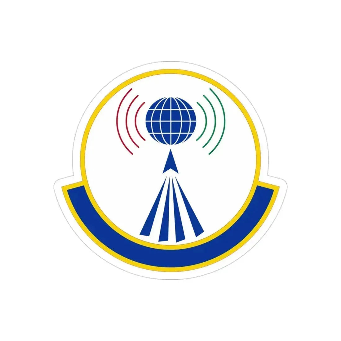 763 Enterprise Sourcing Squadron AFMC (U.S. Air Force) REVERSE PRINT Transparent Die-Cut STICKER - The Sticker Space