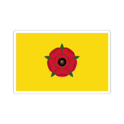 Flag of Lancashire (England) STICKER Vinyl Kiss-Cut Decal