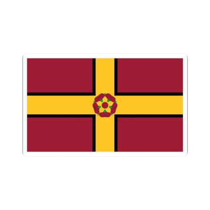 Flag of Northamptonshire (England) STICKER Vinyl Kiss-Cut Decal