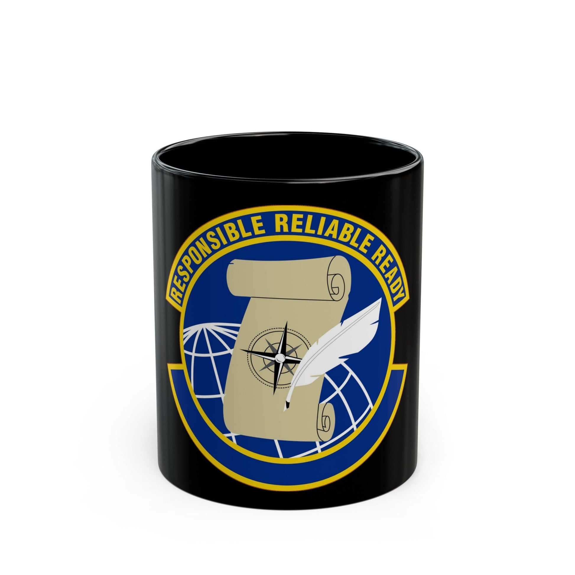 764 Enterprise Sourcing Squadron AFMC (U.S. Air Force) Black Coffee Mug-11oz-The Sticker Space