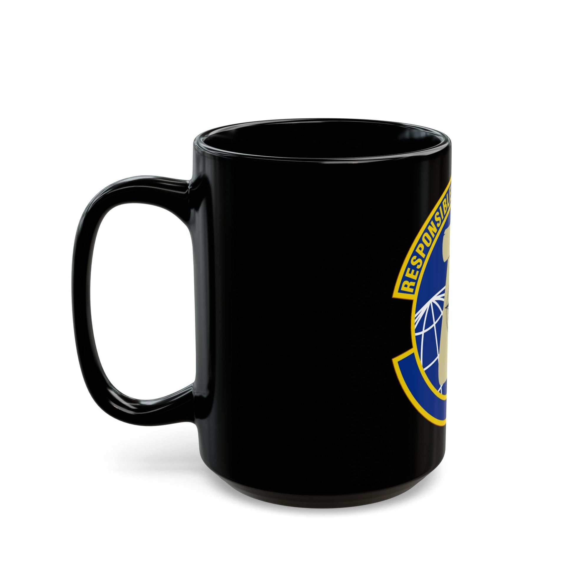 764 Enterprise Sourcing Squadron AFMC (U.S. Air Force) Black Coffee Mug-The Sticker Space