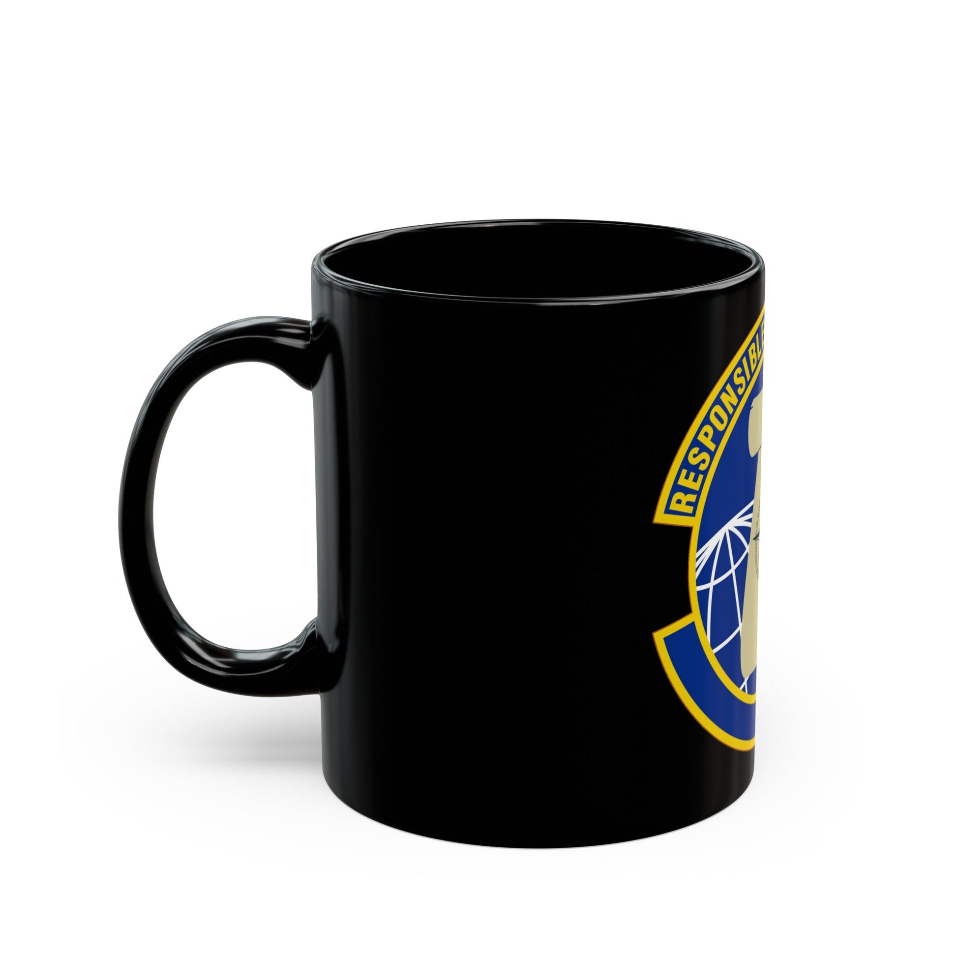 764 Enterprise Sourcing Squadron AFMC (U.S. Air Force) Black Coffee Mug-The Sticker Space