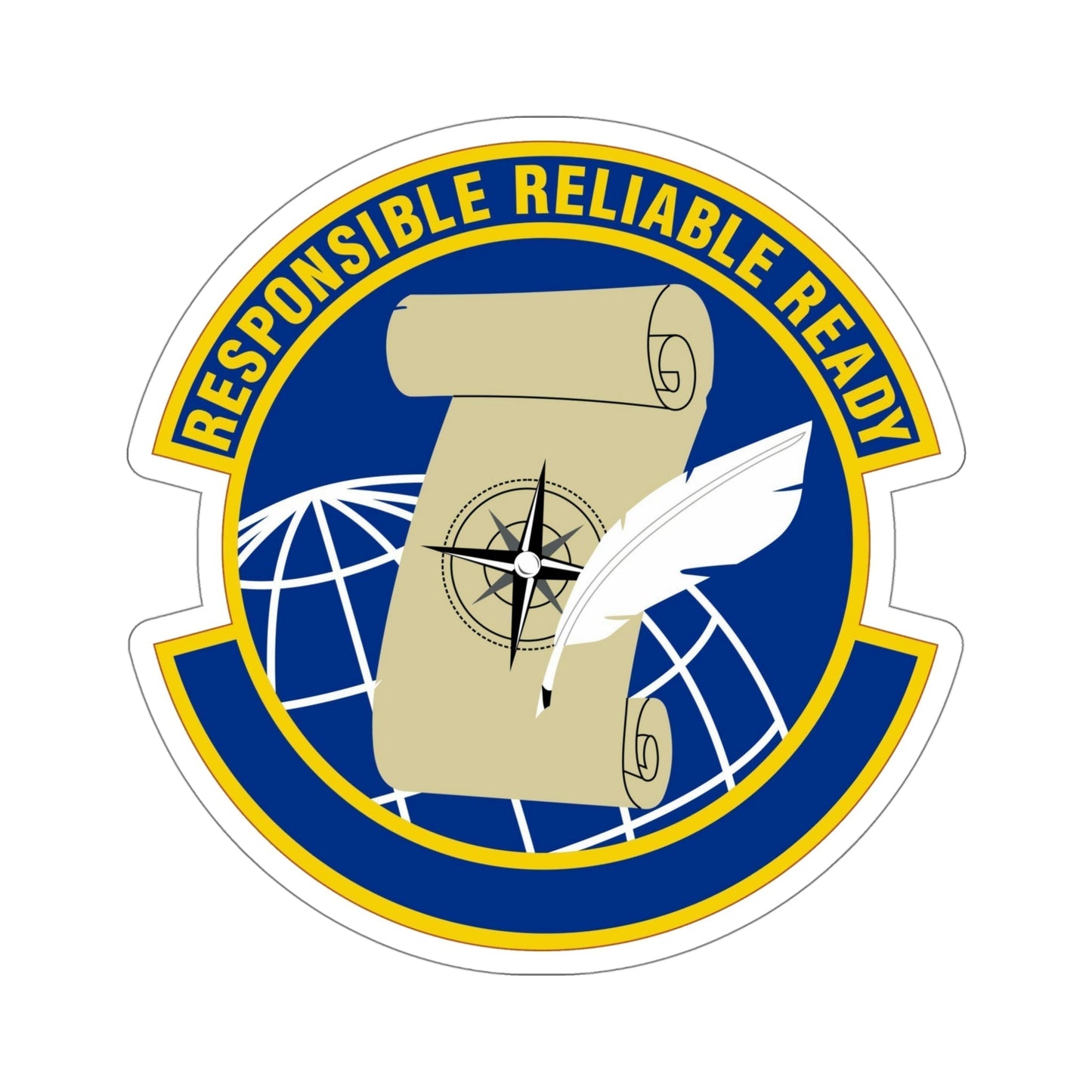 764 Enterprise Sourcing Squadron AFMC (U.S. Air Force) STICKER Vinyl Die-Cut Decal-5 Inch-The Sticker Space