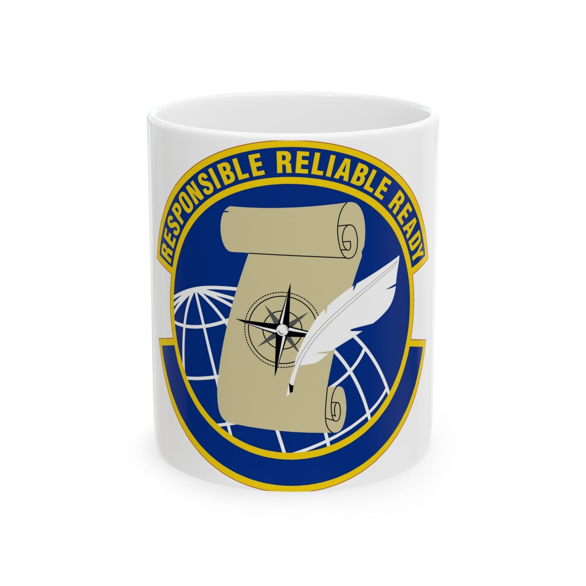 764 Enterprise Sourcing Squadron AFMC (U.S. Air Force) White Coffee Mug-11oz-The Sticker Space