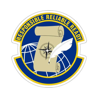 764 Enterprise Sourcing Squadron AFMC (U.S. Air Force) STICKER Vinyl Kiss-Cut Decal 3 Inch White - The Sticker Space