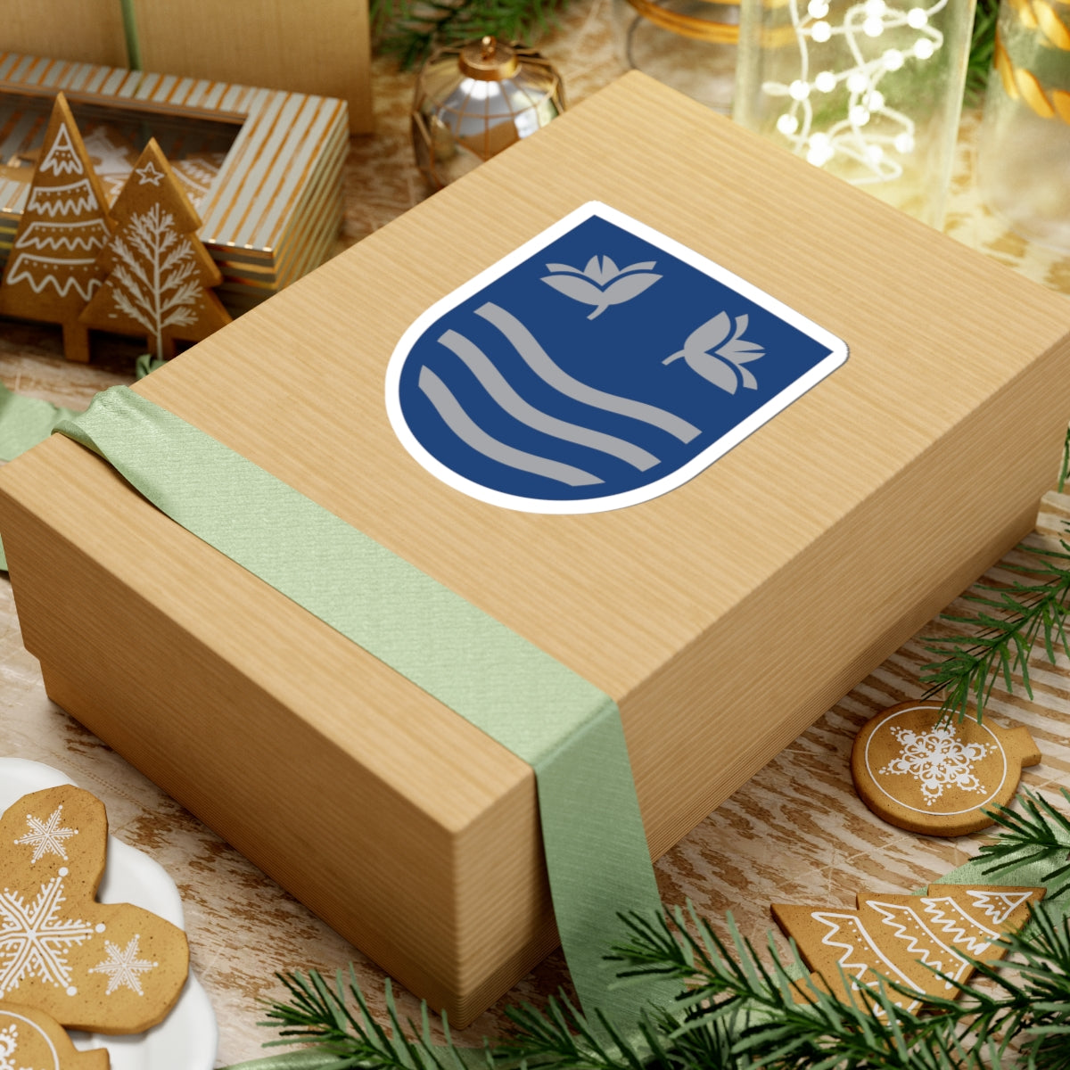 Assens Kommune coa (Denmark) (Coat of Arms) STICKER Vinyl Kiss-Cut Decal