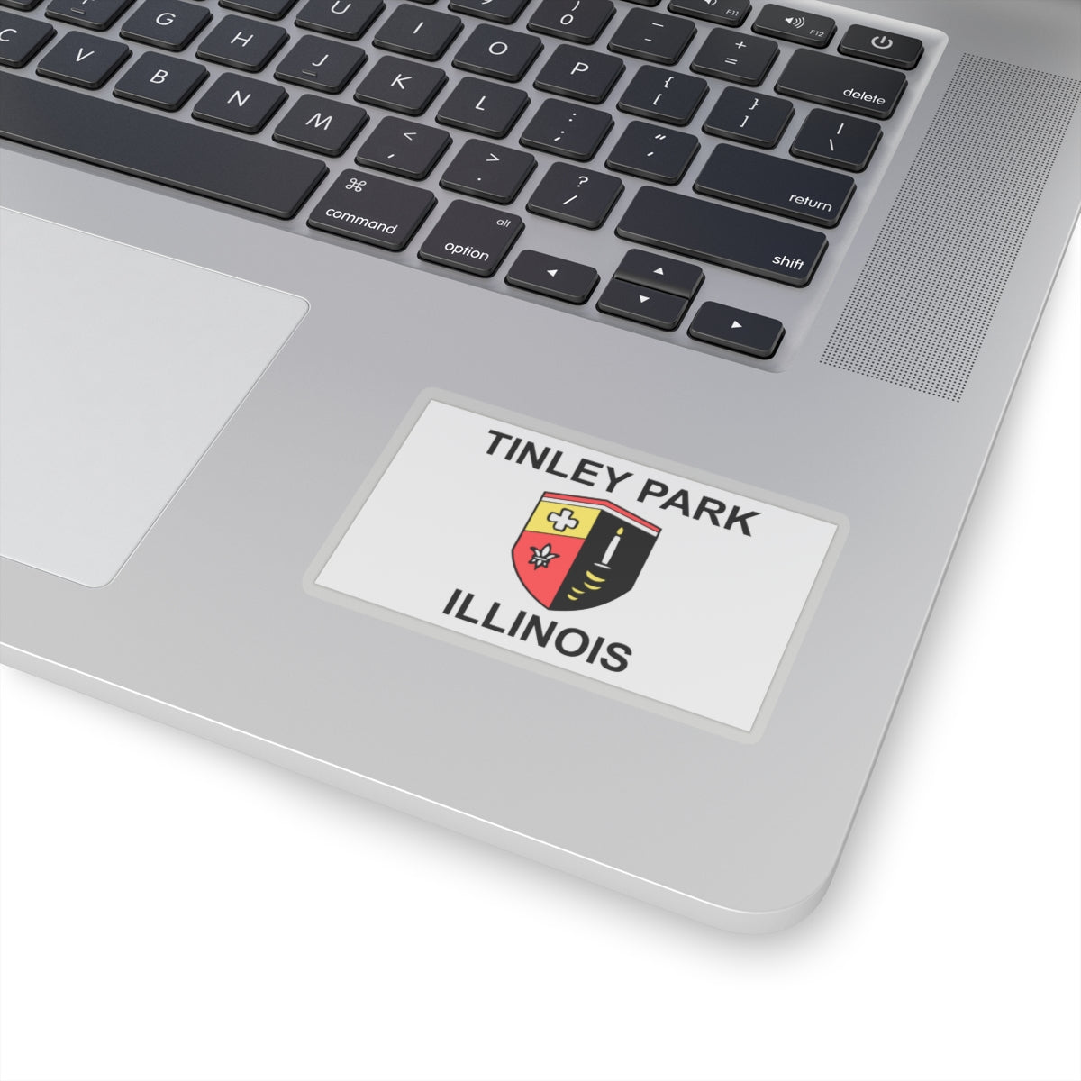 Flag of Tinley Park, IL - STICKER Vinyl Kiss-Cut Decal