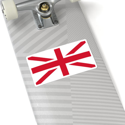 Flag of UK wo Scotland (United Kingdom) STICKER Vinyl Kiss-Cut Decal