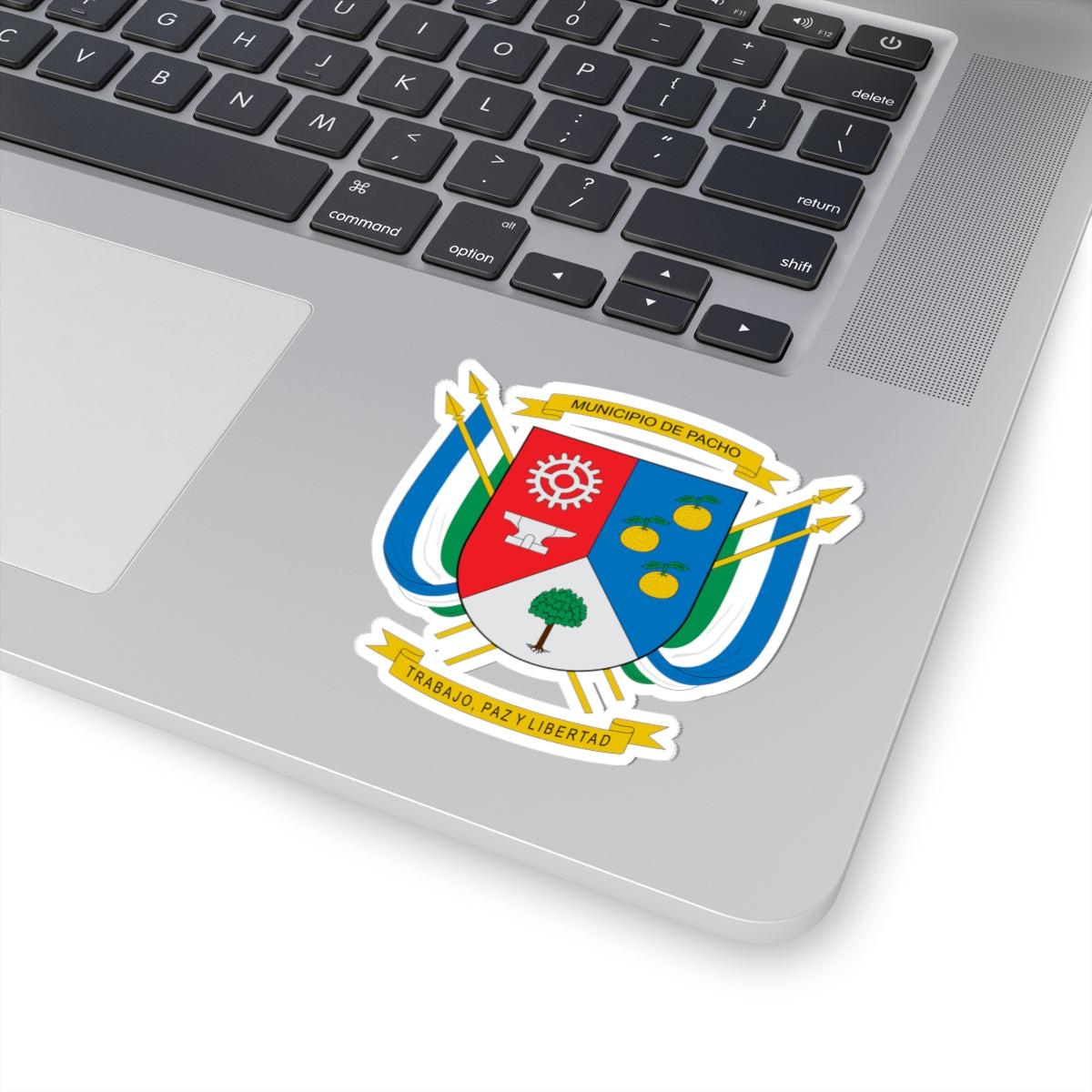 Escudo de Pacho (Colombia) (Coat of Arms) STICKER Vinyl Kiss-Cut Decal