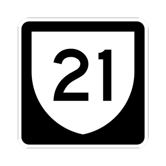 PR urban primary 21 (Puerto Rico) (Road Sign) STICKER Vinyl Kiss-Cut Decal
