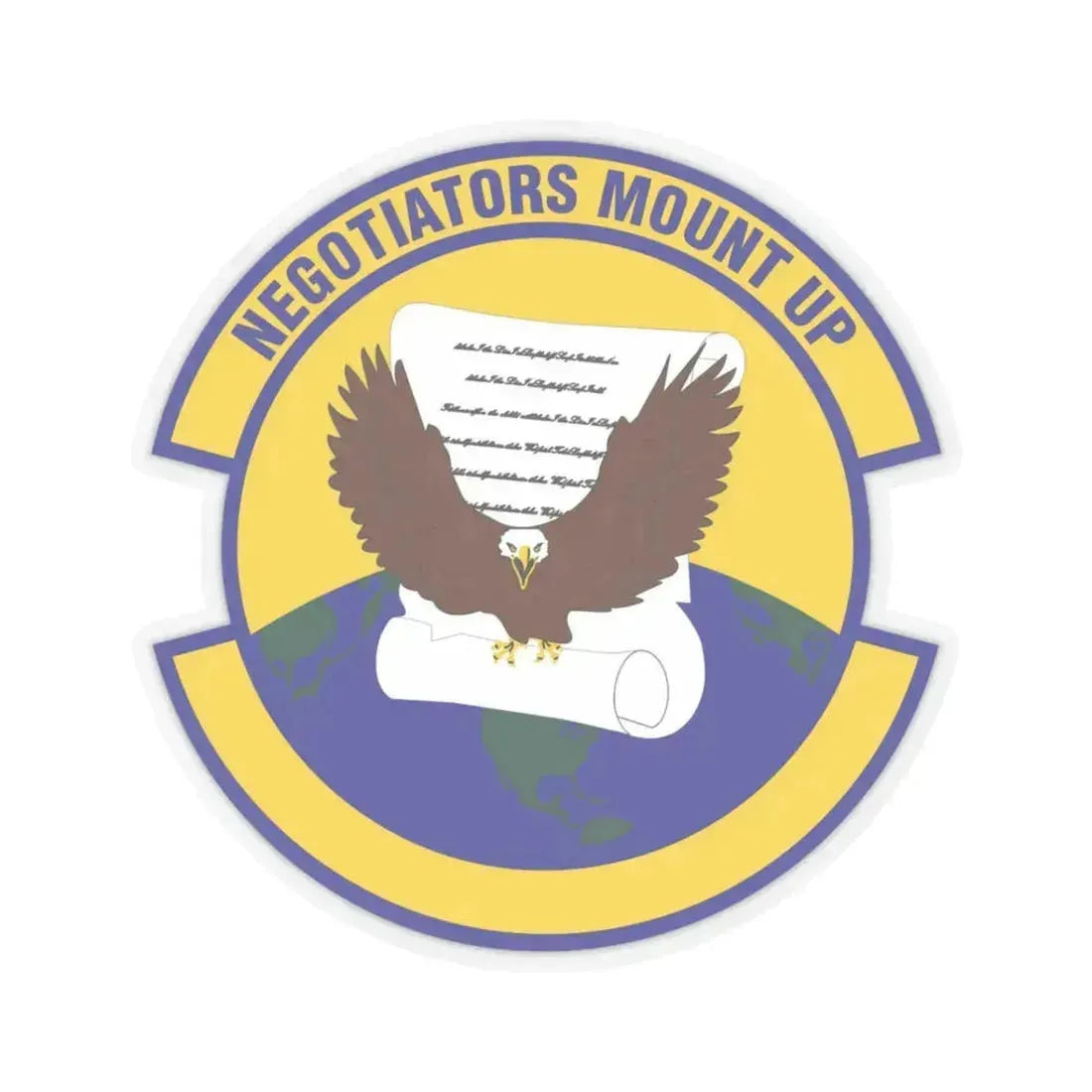 766 Enterprise Sourcing Squadron AFMC (U.S. Air Force) STICKER Vinyl Kiss-Cut Decal 3 Inch Transparent - The Sticker Space