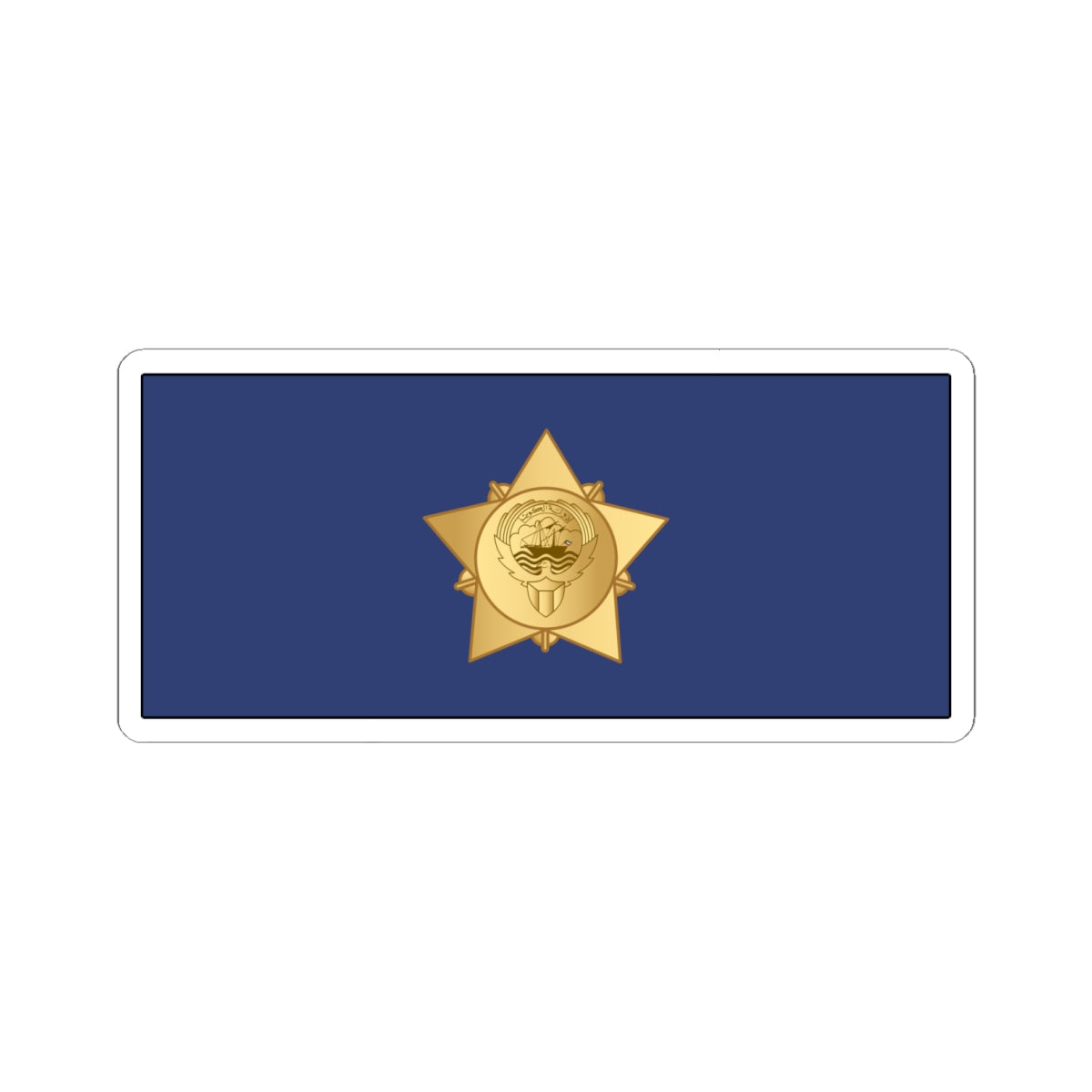 05. KAF WO (Kuwait) (Military Rank) STICKER Vinyl Kiss-Cut Decal