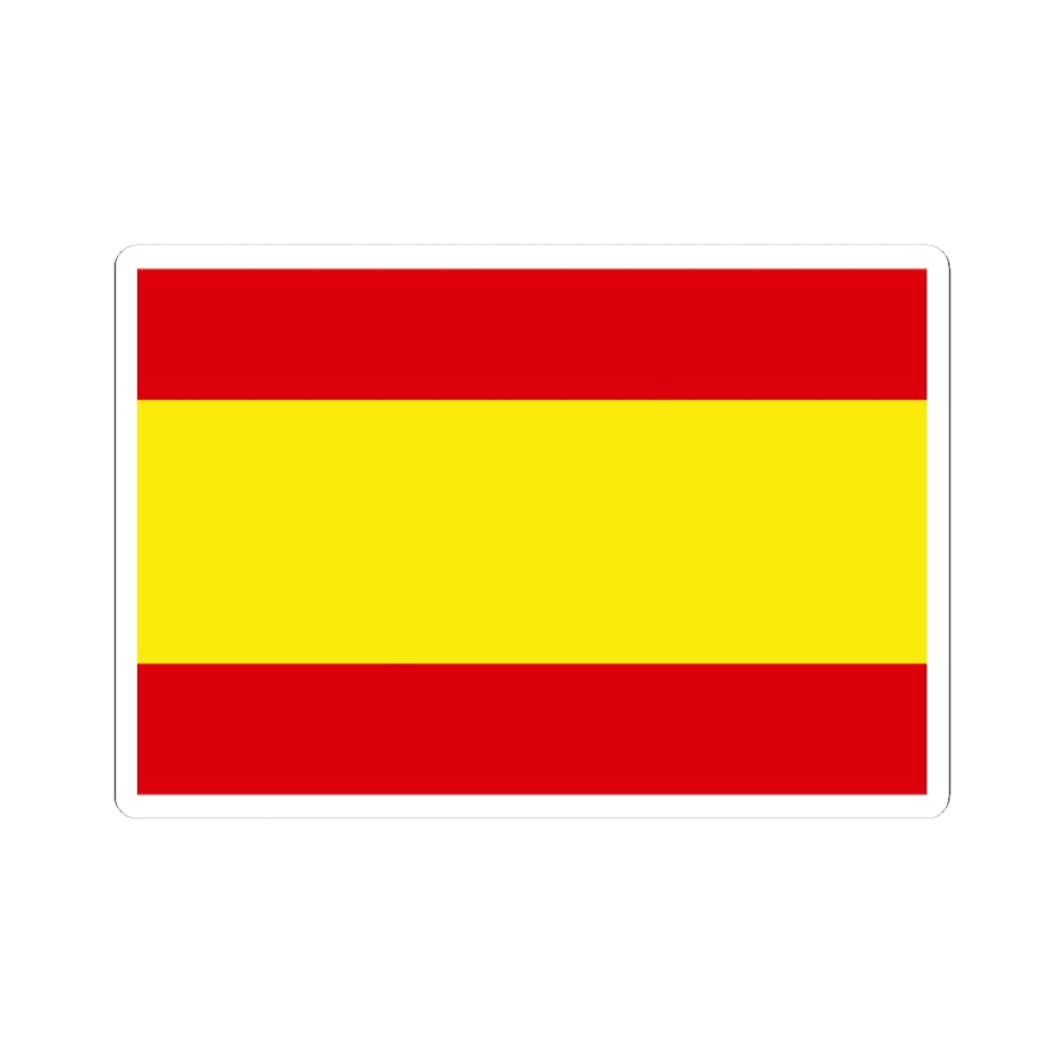 Color banner (Spain) STICKER Vinyl Kiss-Cut Decal