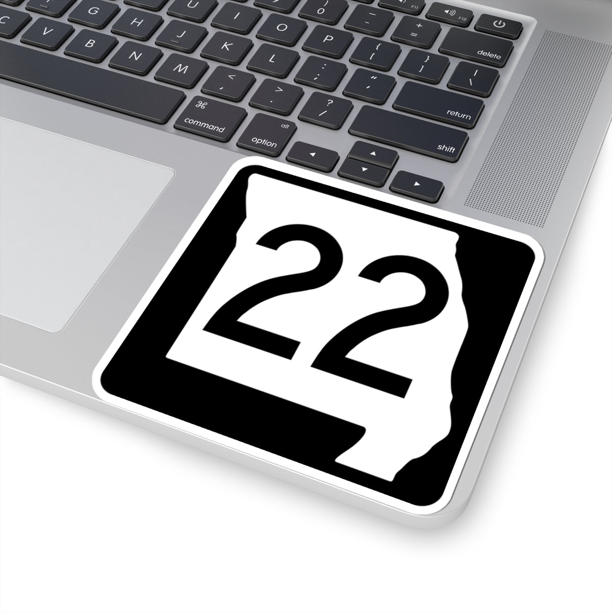 MO-22 (Missouri) (Road Sign) STICKER Vinyl Kiss-Cut Decal