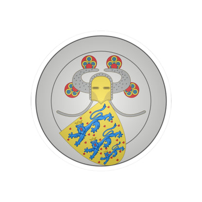 Coat of arms of Valdemar IV of Denmark - STICKER Vinyl Kiss-Cut Decal