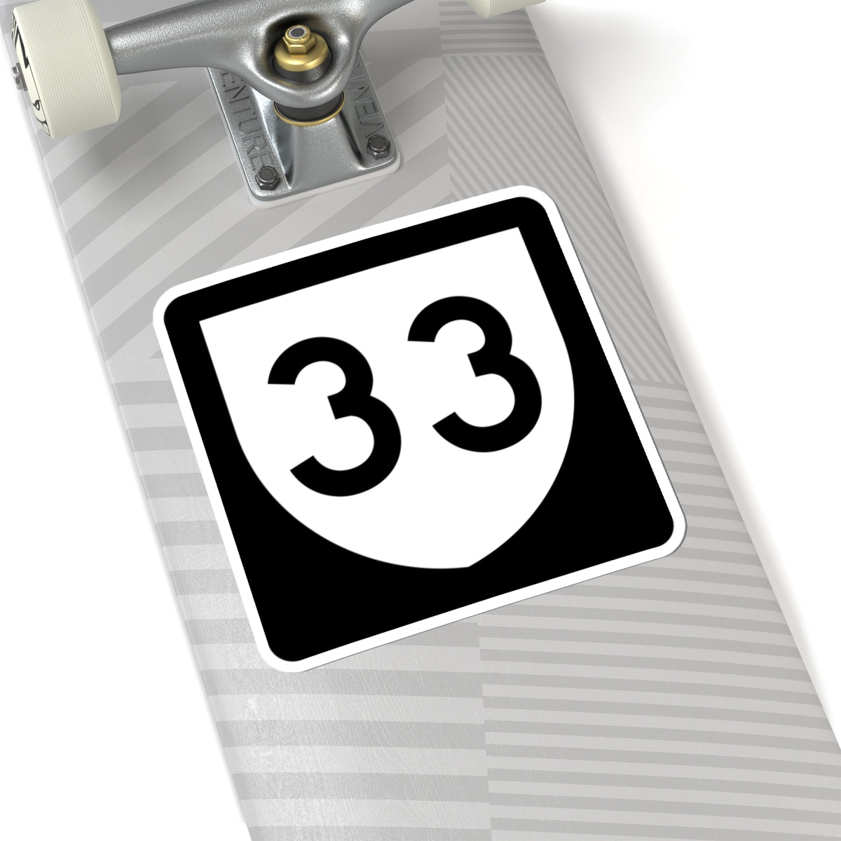 PR urban primary 33 (Puerto Rico) (Road Sign) STICKER Vinyl Kiss-Cut Decal