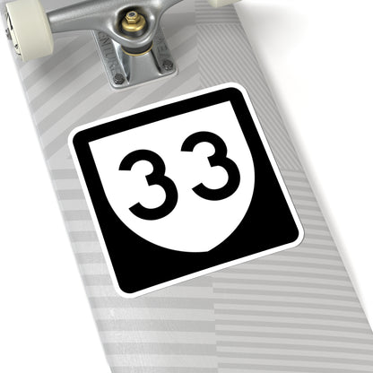 PR urban primary 33 (Puerto Rico) (Road Sign) STICKER Vinyl Kiss-Cut Decal