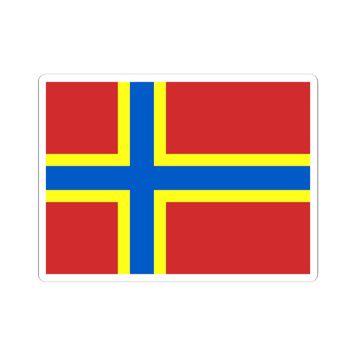 2007 Flag of Orkney (Scotland) STICKER Vinyl Kiss-Cut Decal