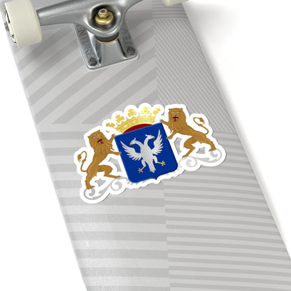 Arnhem wapen HRvA (Netherlands) (Coat of Arms) STICKER Vinyl Kiss-Cut Decal