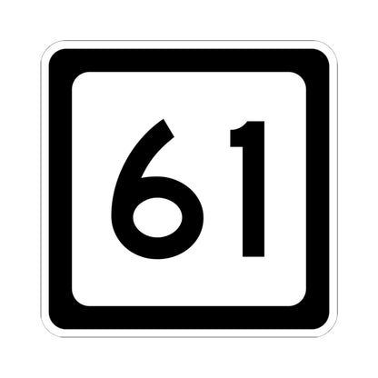 WV-61 (Virginia) (Road Sign) STICKER Vinyl Kiss-Cut Decal