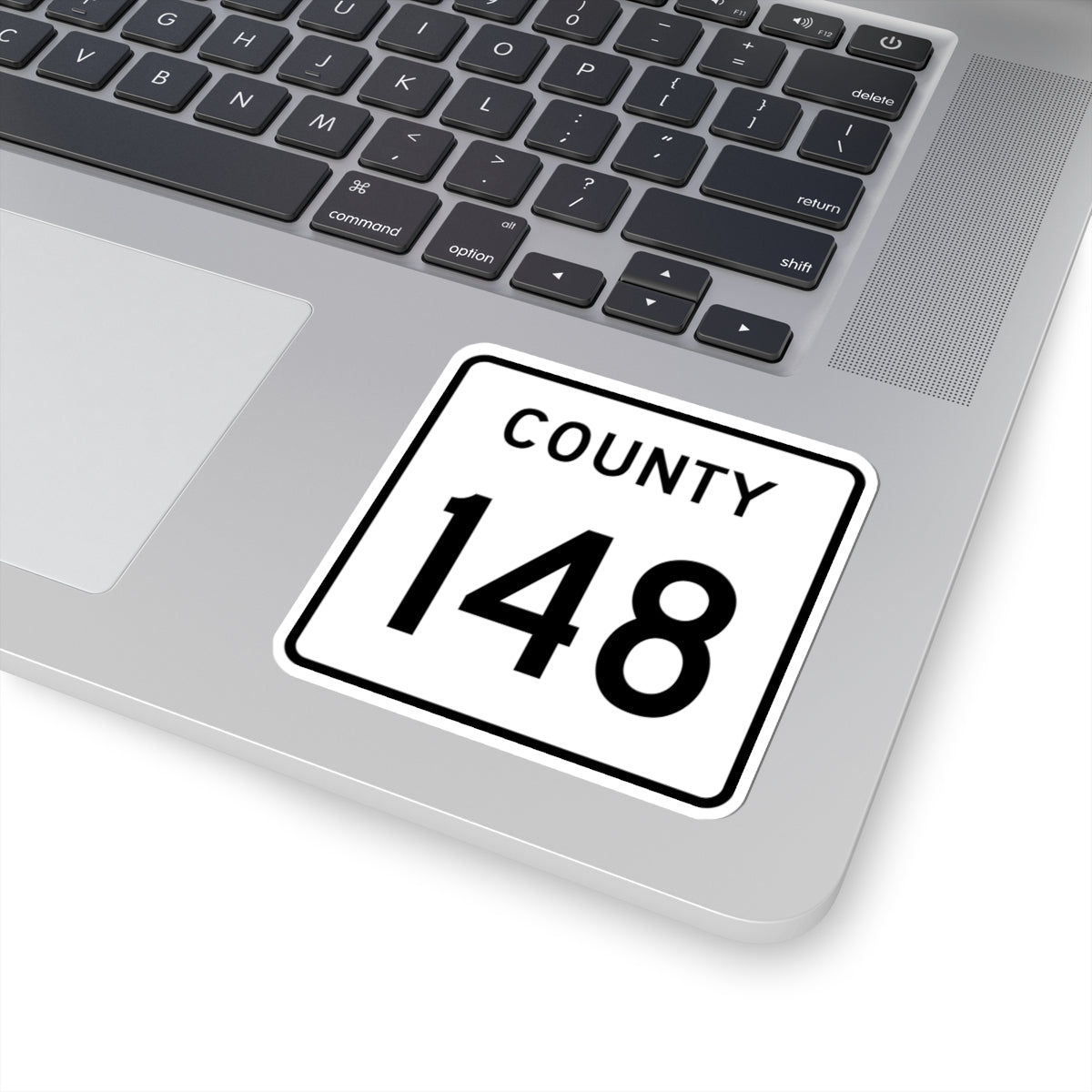 County 148 square (Minnesota) (Road Sign) STICKER Vinyl Kiss-Cut Decal