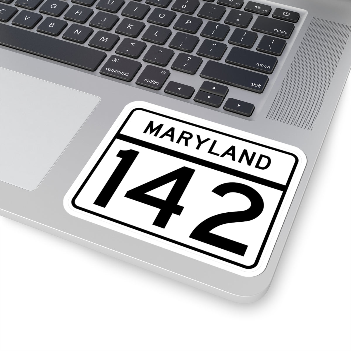 MD Route 142 (Maryland) (Road Sign) STICKER Vinyl Kiss-Cut Decal