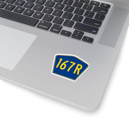 PR secondary 167R (Puerto Rico) (Road Sign) STICKER Vinyl Kiss-Cut Decal