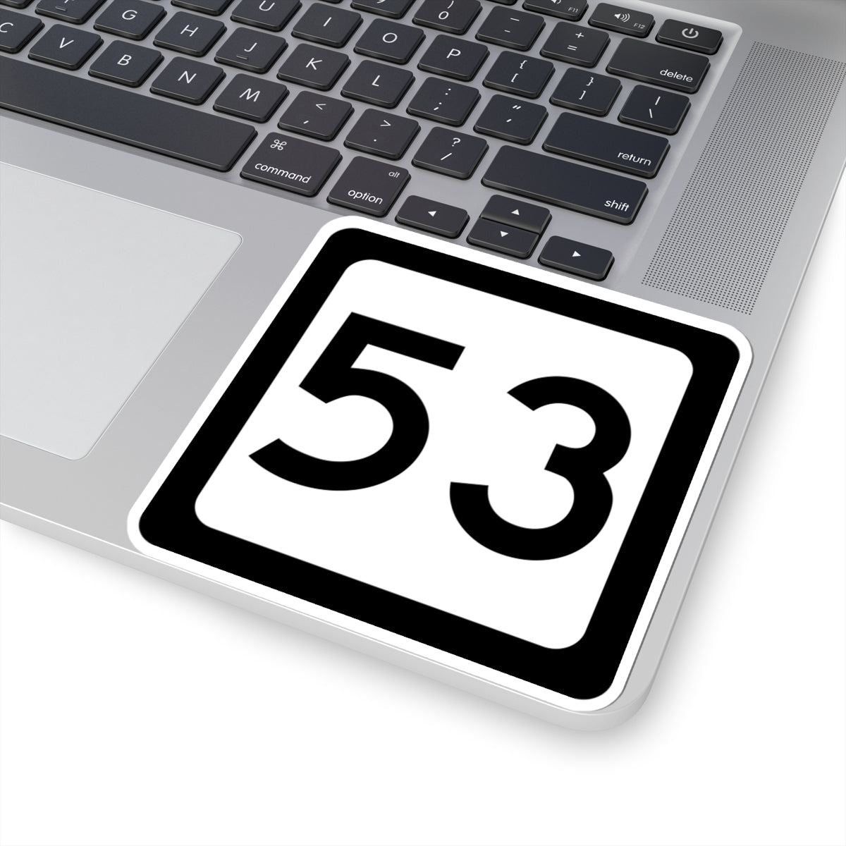WV-53 (Virginia) (Road Sign) STICKER Vinyl Kiss-Cut Decal