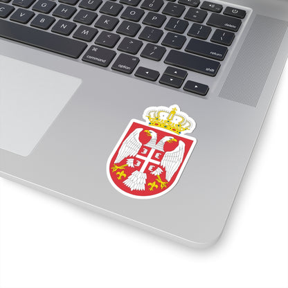 Coat of arms of Serbia small (2004 - 2010) - STICKER Vinyl Kiss-Cut Decal
