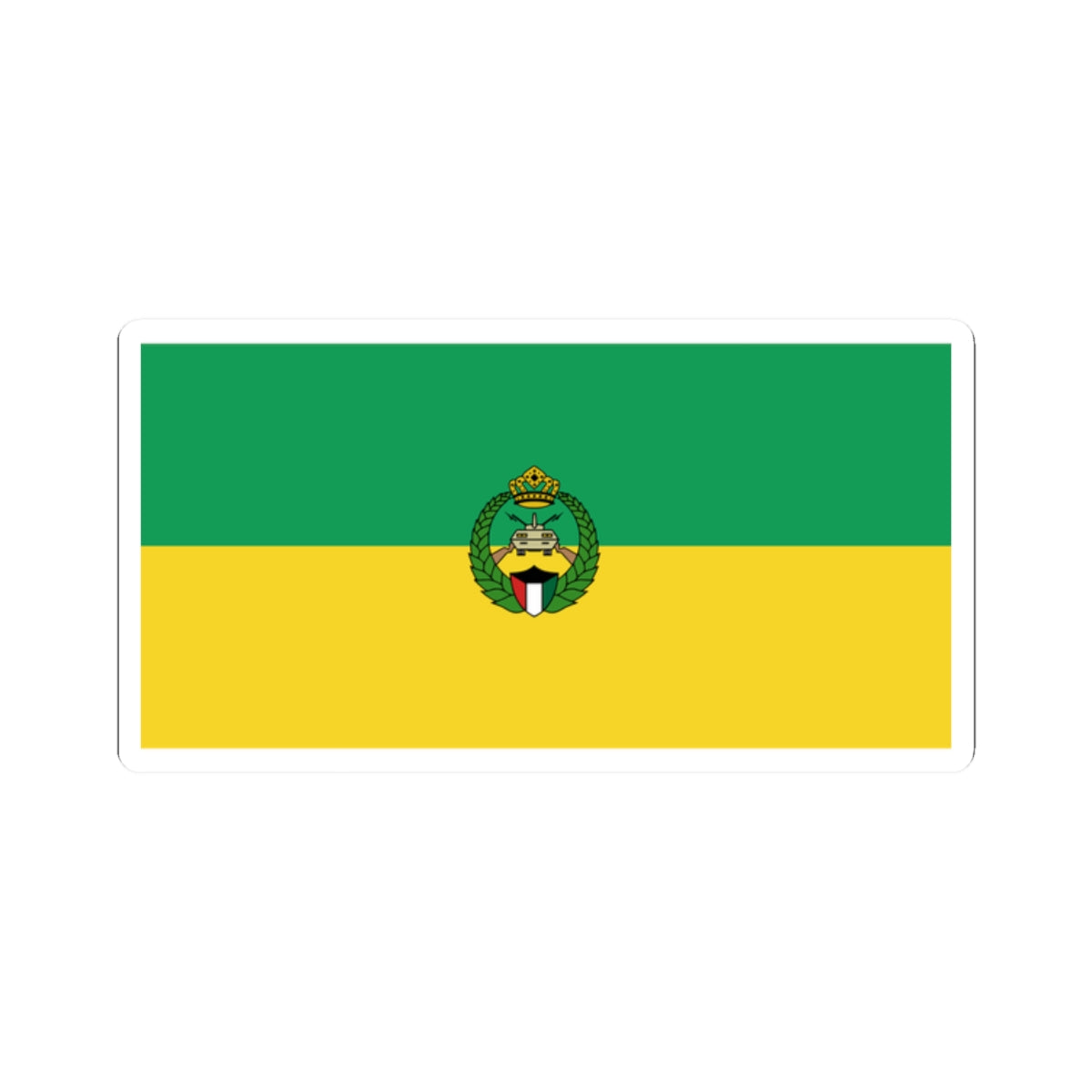 Flag of Kuwait National Guard (Kuwait) STICKER Vinyl Kiss-Cut Decal