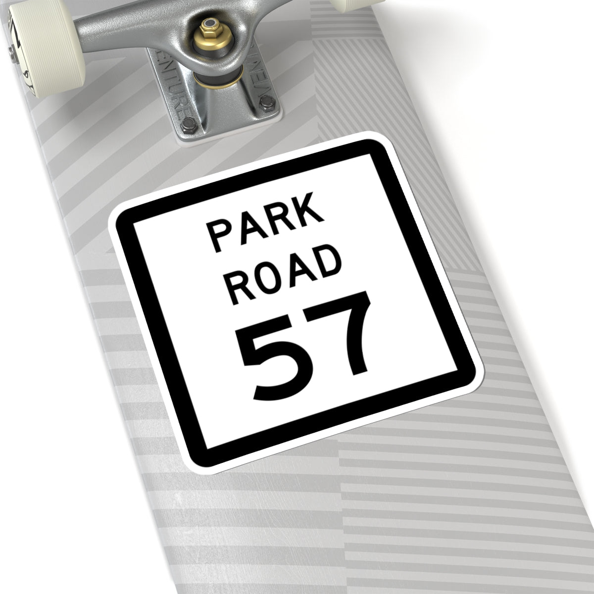 Texas Park Road 57 (Texas) (Road Sign) STICKER Vinyl Kiss-Cut Decal