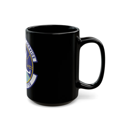 76th Airlift Squadron (U.S. Air Force) Black Coffee Mug-The Sticker Space