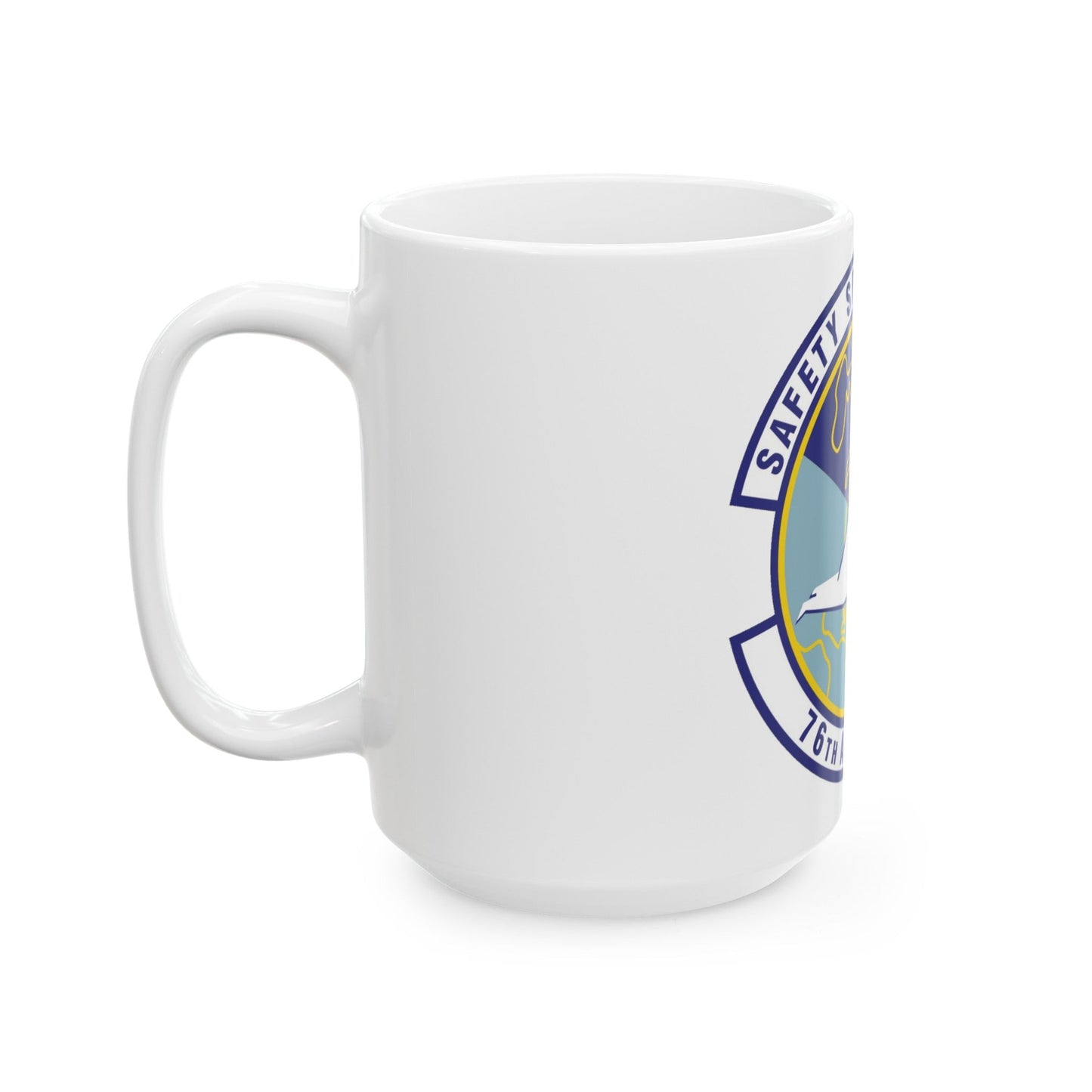 76th Airlift Squadron (U.S. Air Force) White Coffee Mug-The Sticker Space