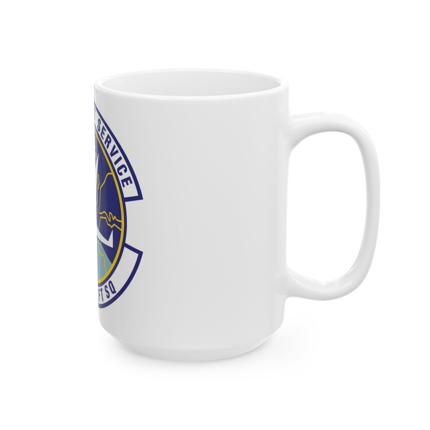 76th Airlift Squadron (U.S. Air Force) White Coffee Mug-The Sticker Space