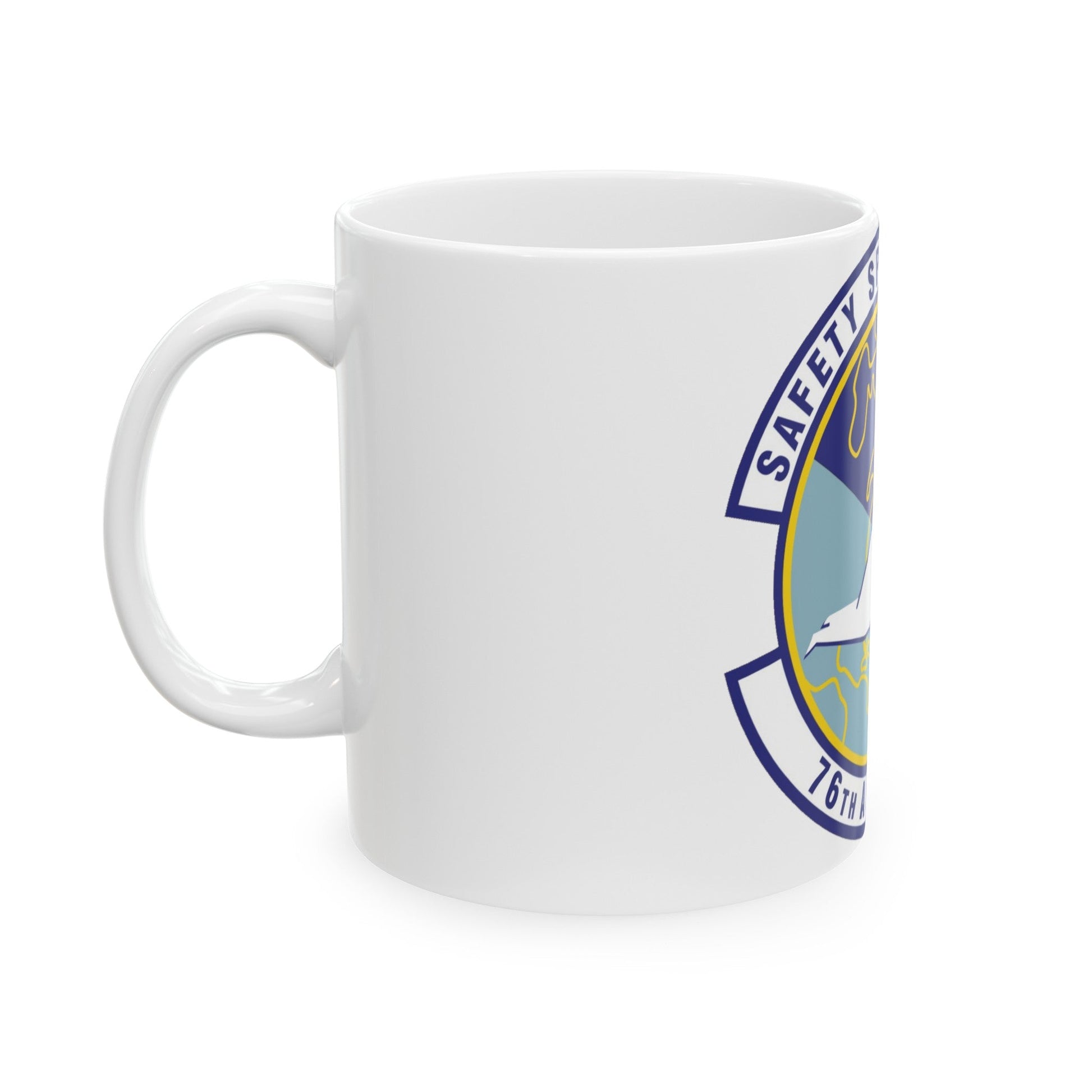 76th Airlift Squadron (U.S. Air Force) White Coffee Mug-The Sticker Space