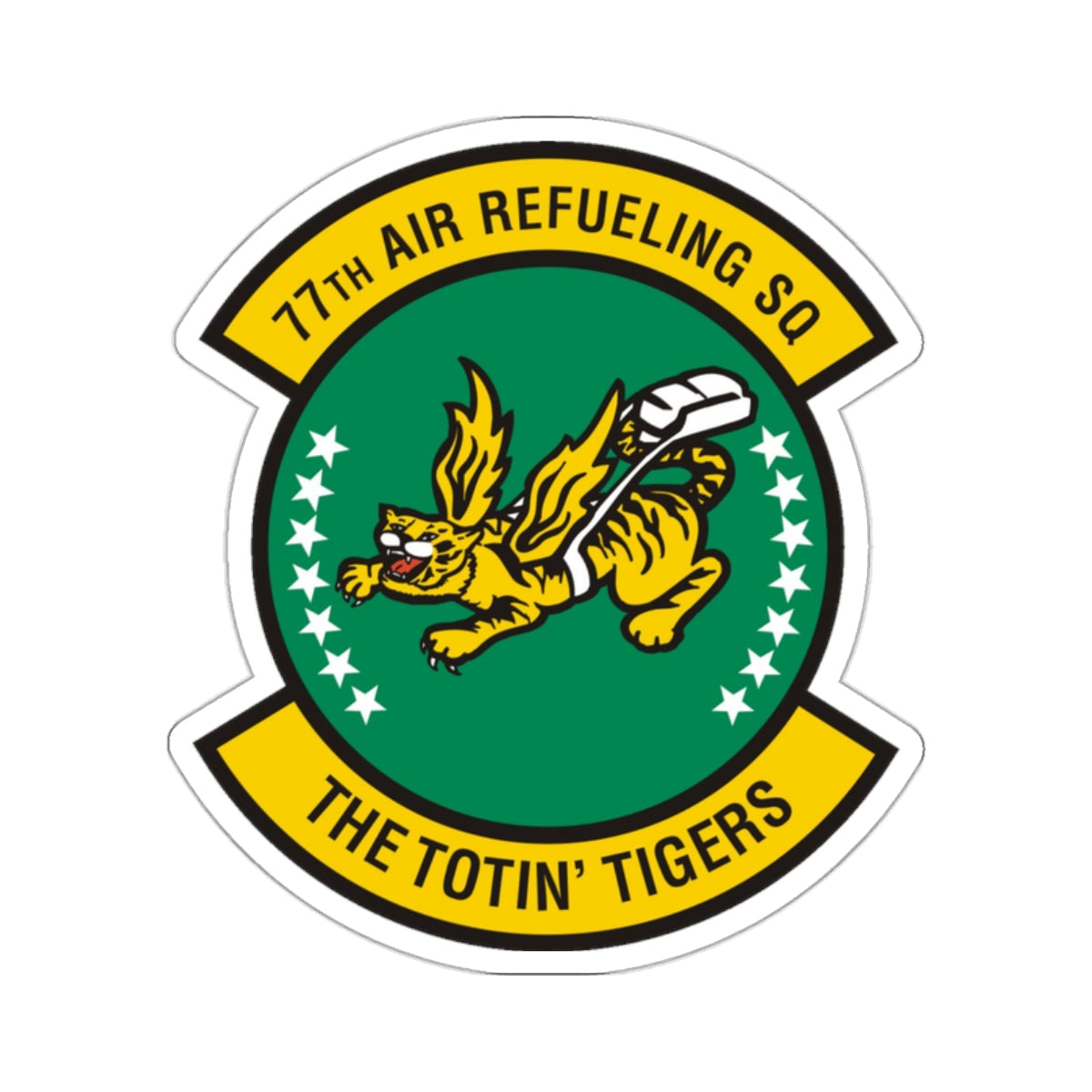 77 Air Refueling Squadron AFRC (U.S. Air Force) STICKER Vinyl Die-Cut Decal-White-The Sticker Space