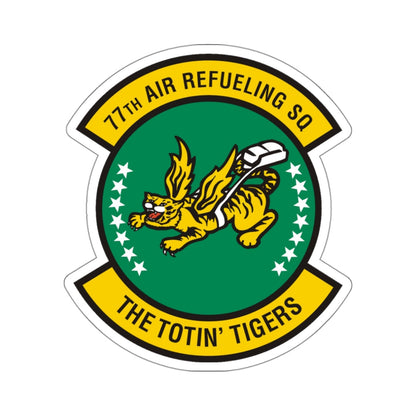 77 Air Refueling Squadron AFRC (U.S. Air Force) STICKER Vinyl Die-Cut Decal-White-The Sticker Space